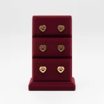 Aretes Huellita Dorados