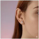 Aretes Topitos Espirales Plateados x3 Unidades