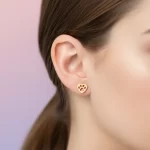 Aretes-huella-corazon-Dorados