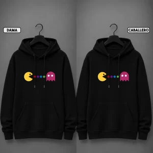 Buzo-Saco-Hoodie-Pareja-Pac-man-Estampados