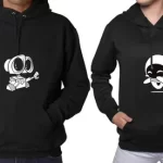 Buzo buso hoodie pareja Walle y Eva