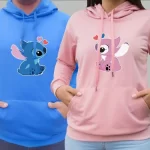 Buzo buso hoodies pareja Stitch & Angel