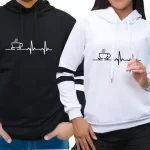 Buzo buso saco hoodies pareja café enamorados