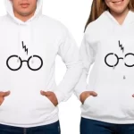 Buzo busos hoodies pareja Harry Potter