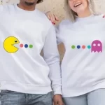 Buzo saco hoodie pareja Pac-man