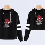 Buzo saco hoodie pareja merry christmas