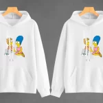 Buzo saco hoodies pareja Los Simpson