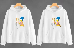 Buzo saco hoodies pareja Los Simpson