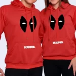 Buzo saco hoodies parejas Deadpool