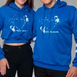 Buzo saco hoodies parejas constelación