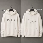 Buzos Pareja Café Enamorados Estampados