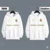 Buzos con Capota Pareja Real Madrid Logos Bordados
