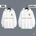 Buzos con Capota Pareja Real Madrid Logos Bordados