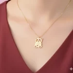 Cadena-Oso-Panda-dorada