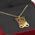 Cadena-Oso-Panda-dorada