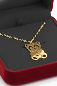 Cadena-Oso-Panda-dorada