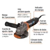 Combo pulidora 4-1-2 850W ERGO-PRO 18156 + taladro 1-2 650W Truper 15679 8