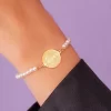 Pulsera san Benito perlas I251