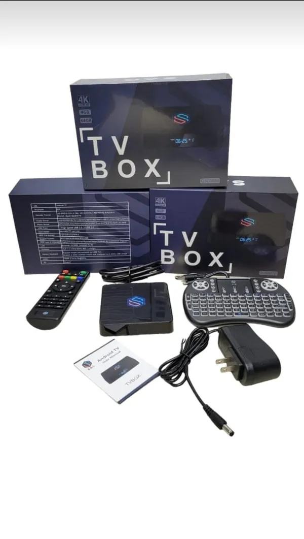 Tv Box Android Tv / 4 Gb Ram 64 Gb Almacenamiento