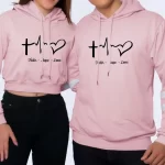buzo saco hoodies pareja fe esperanza y amor