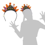 Diadema X12 fiesta disfraces con diseño para halloween 6