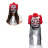 Máscara de terror catrina con velo 1