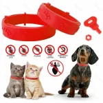 Collar anti pulgas para gato o perro pequeño rojo 3