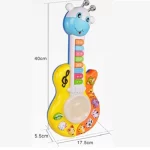 Guitarra con diseño de jirafa musical 1