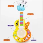 Guitarra con diseño de jirafa musical