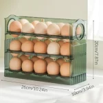 Organizador de huevos 30 espacios con 3 niveles 1