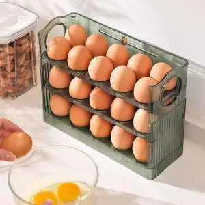 Organizador de huevos 30 espacios con 3 niveles 3