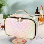 Bolso Organizador Maquillaje Neceser Multiusos Viajero blanco