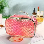 Bolso Organizador Maquillaje Neceser Multiusos Viajero rosado