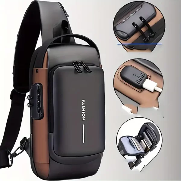 Bolso canguro antirrobo