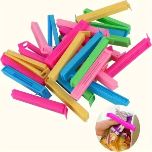 Clip Sellador De Bolsas Set X 12