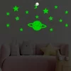Figuras Luminosas 3D Fluorescentes Noche Dormitorio Hogar 5