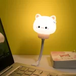 Luz led de noche usb kawaii 3