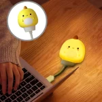 Luz led de noche usb kawaii donosaurio