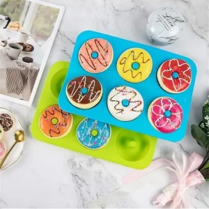 Molde de silicona para donas