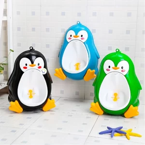 Orinal Portátil Infantil De Pingüino Para Pared Entrenamiento Niño