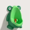 Orinal portátil infantil de rana-verde