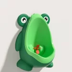 Orinal portátil infantil de rana-verde
