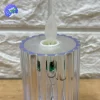 Vela de movimiento realista de luz cálida y base multicolor 5