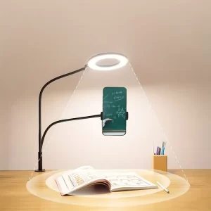 Aro de Luz con Pinza y Soporte para Celular