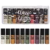 Kit 10 delineadores glitter punta pincel Trendy 1