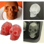 Molde de silicona calavera