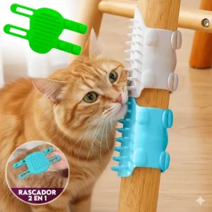Rascador-Quita-Pelos-para-Gato
