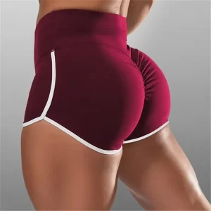 Short realce push up rojo