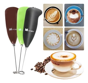 Batidor Manual Electrico Cafe Espuma