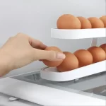 Dispensador y organizador de huevos rotativo 4